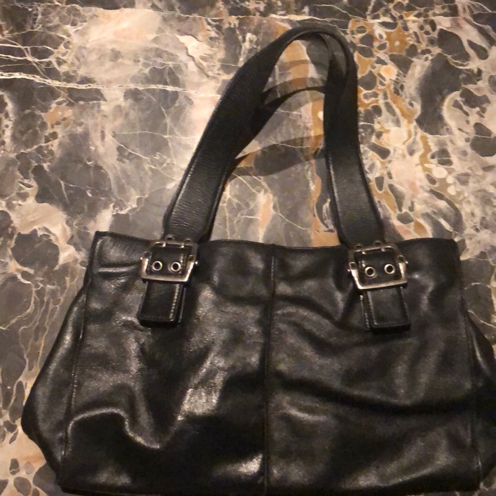 HYPE black leather bag